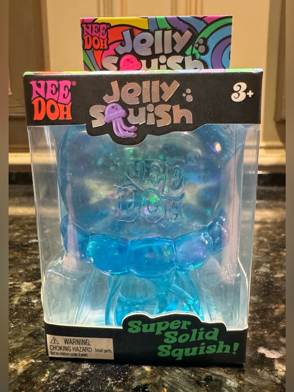 Nee Doh viral JellyfishSquish Blue Jellyfish Squishy Toy-Authentic